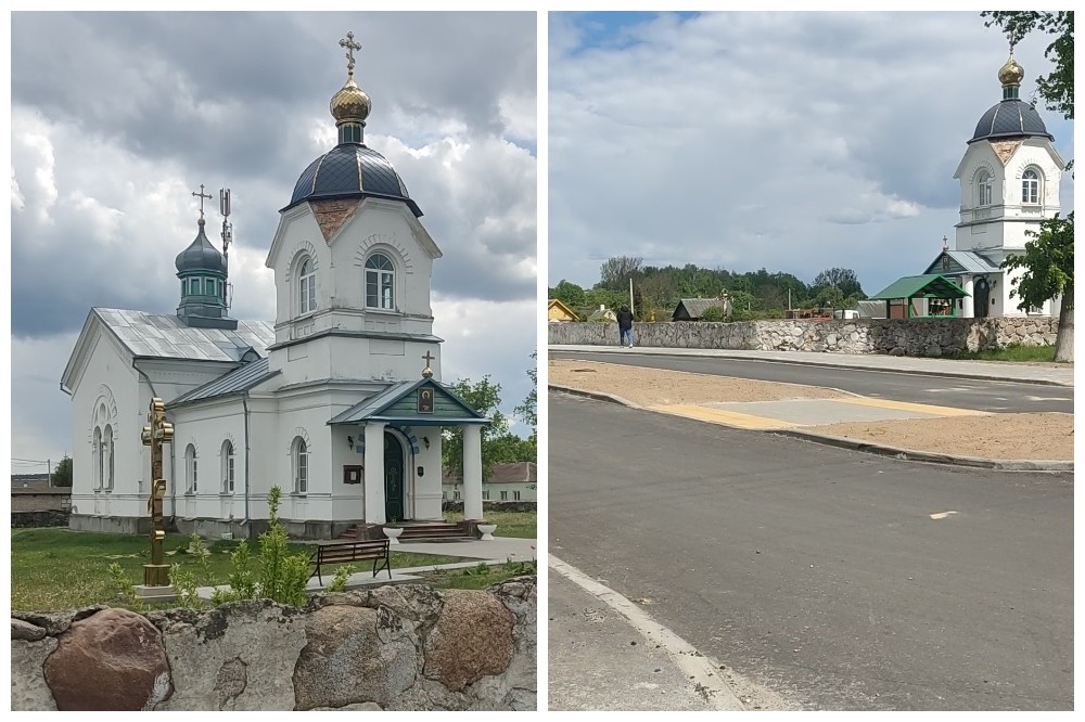 В Коссово ремонтируют улицы у церкви. На что здесь обратить внимание туристам? церковь в Коссово