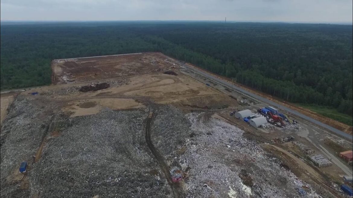 Новый мусороперерабатывающий завод в Минске Тростенецкий полигон.