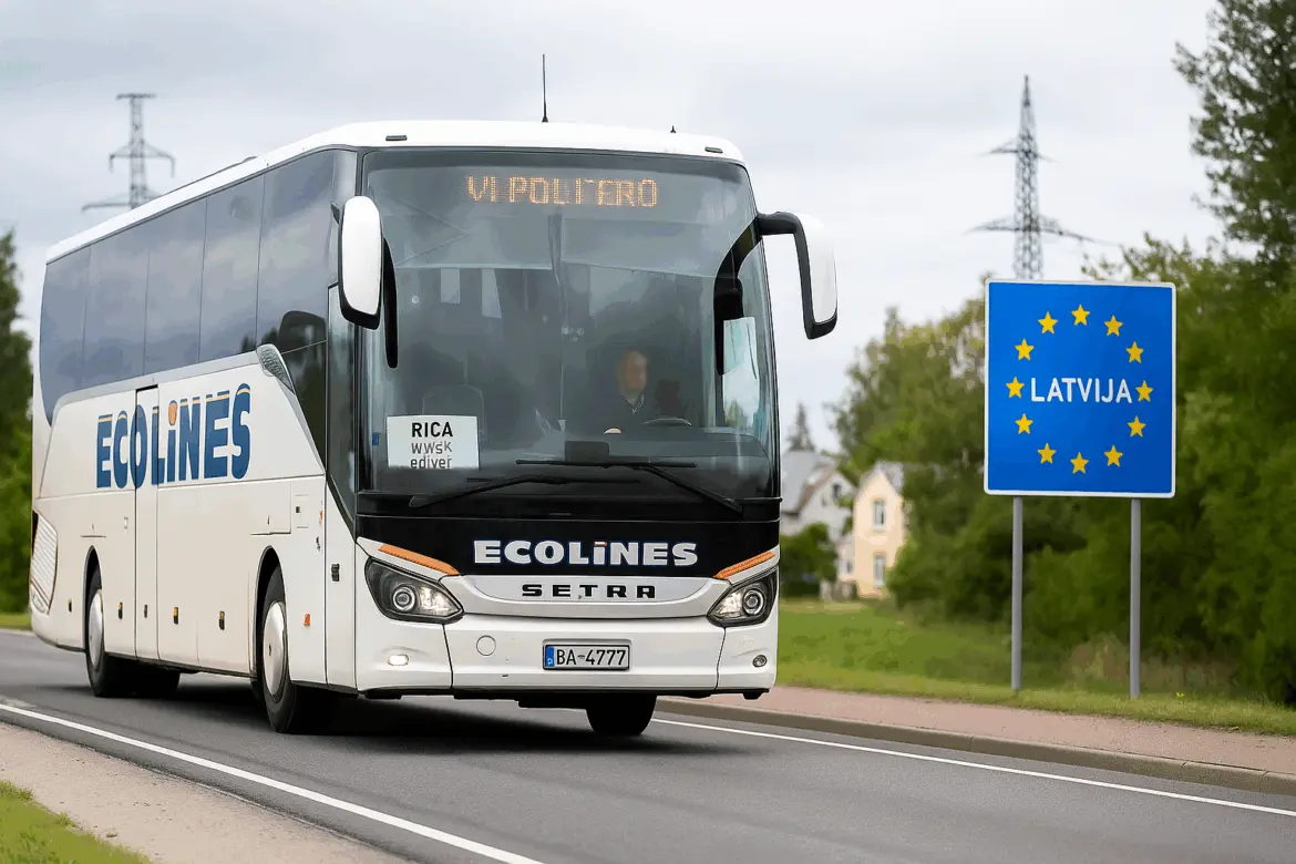 Латвия готовится закрыть автобусные маршруты в Россию и Беларусь