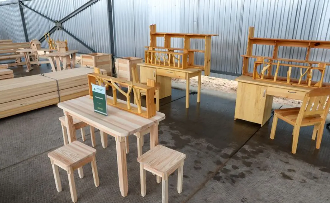 Как Лукашенко лечит экономику деревом Лукашенко показали мебель