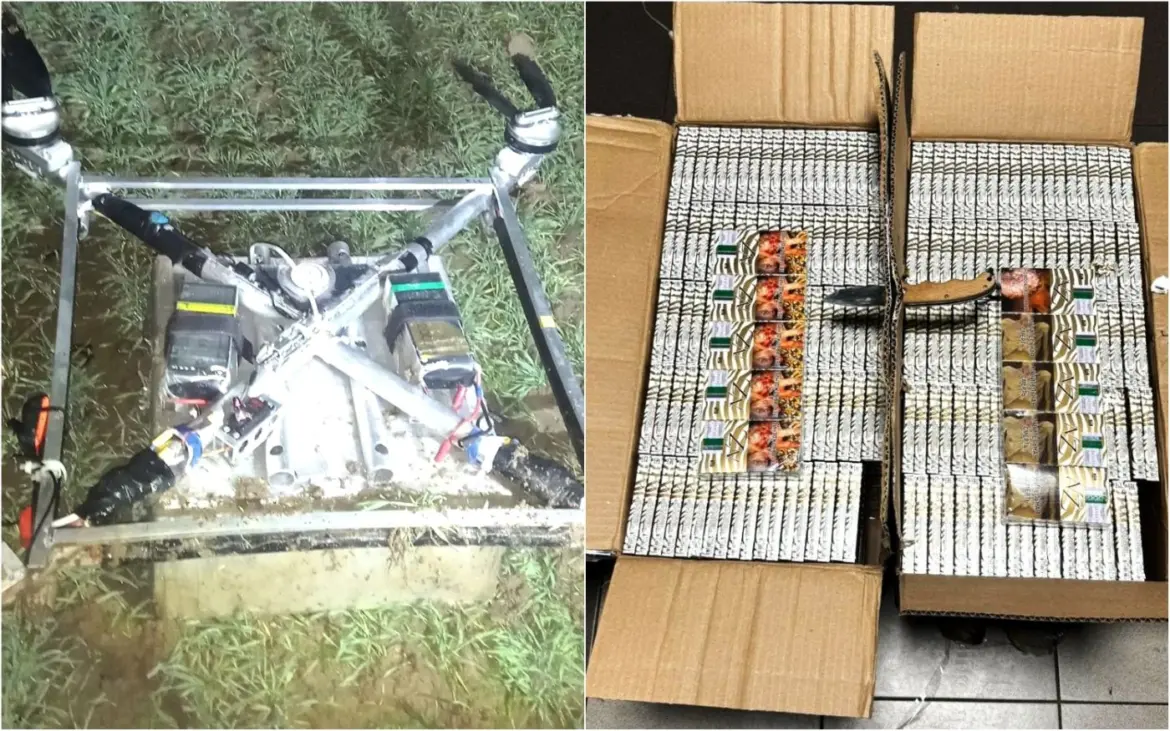 Белорусский дрон снова не долетел, литовцы сбили его прямо над границей дрон контрабанда